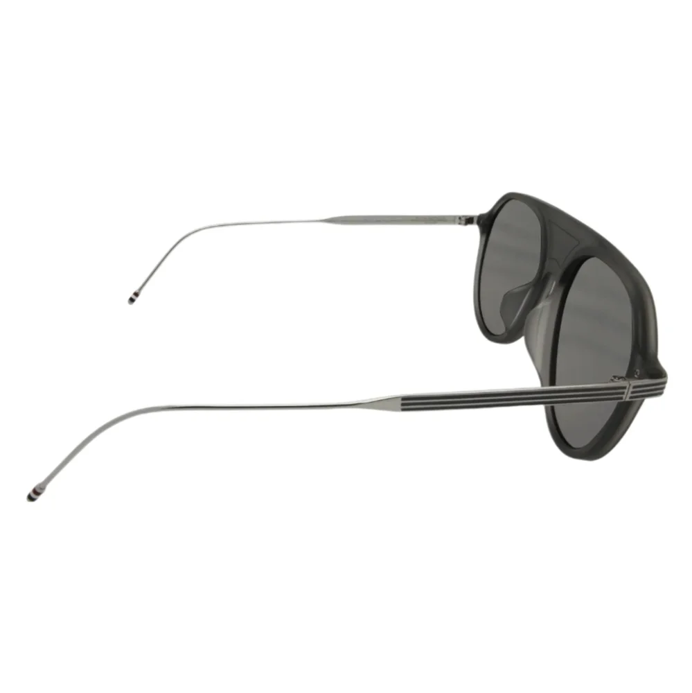THOM BROWNE | Grey / Silver Aviator Style Sunglasses TB-809 Made in Japan